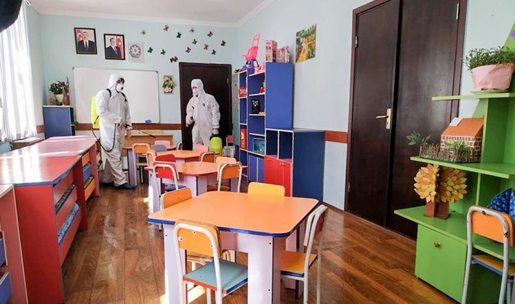 Bakıda 346 bağçada dezinfeksiya işləri başa çatdırılıb