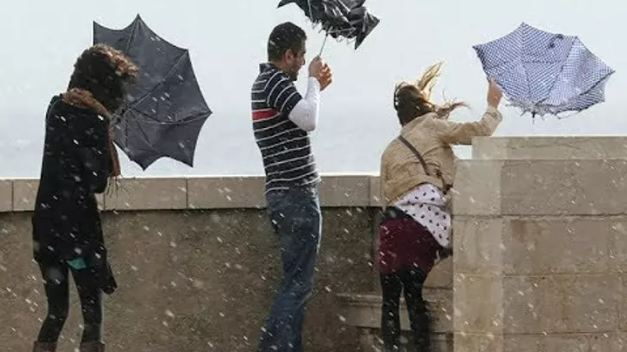 Sabahın hava proqnozu  - güclü külək, yağış, qar