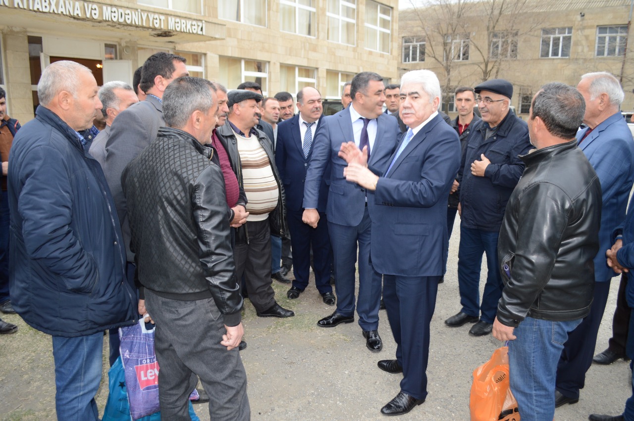 Ağalar Vəliyev Goranboy və Tərtərdə seçiciləri ilə görüşüb - FOTO