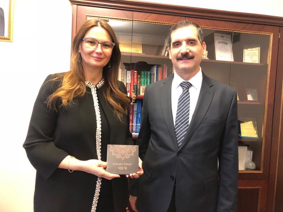 Qənirə Paşayeva Türkiyə səfiri ilə müzakirələr apardı