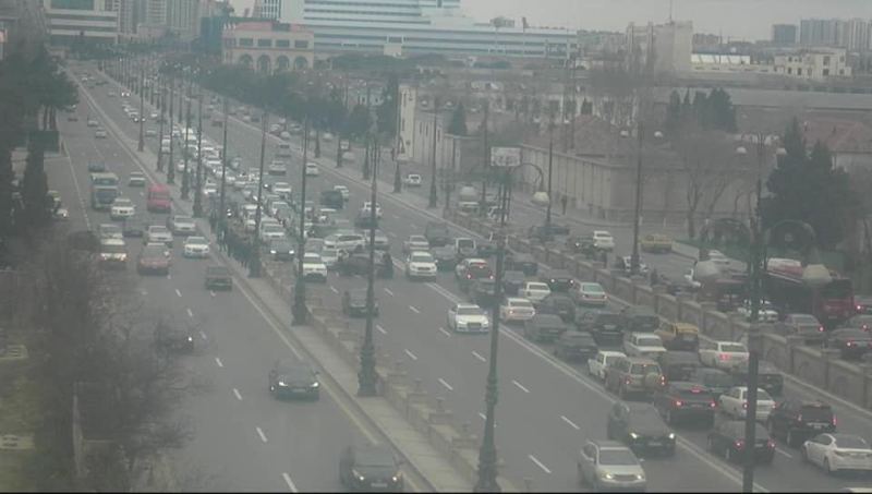 Heydər Əliyev prospektində qəza olub