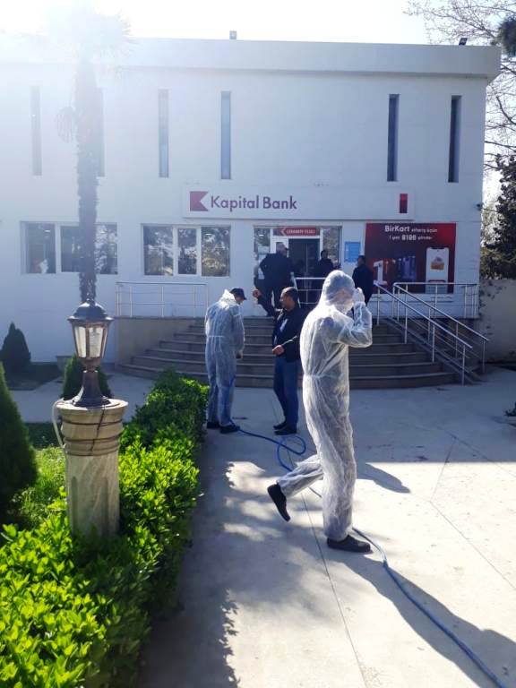 Goranboyda dezinfeksiya və maarifləndirmə tədbirləri davam edir - FOTO