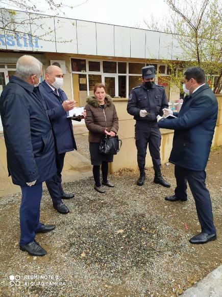 Goranboyda koronavirusa qarşı monitorinqlər davam etdir - FOTO