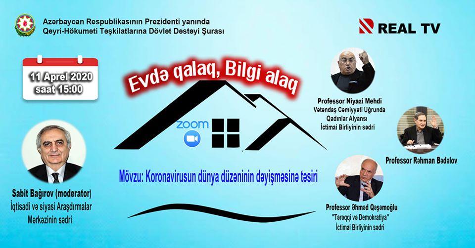 Şuranın REAL TV ilə birgə növbəti ictimai müzakirəsi keçiriləcək