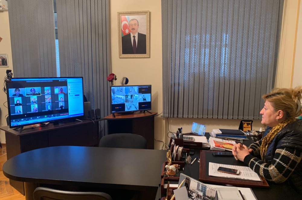 Şəki Regional Mədəniyyət İdarəsi onlayn videokonfrans keçirdi