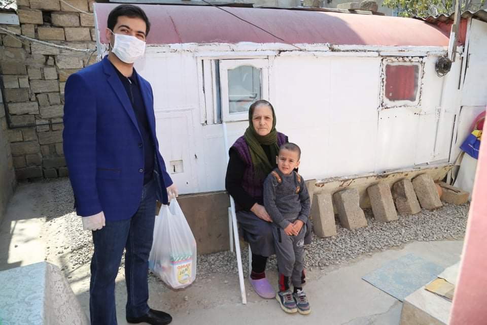 Mahir Abbaszadədən məcburi köçkünlərə növbəti yardım - FOTO  