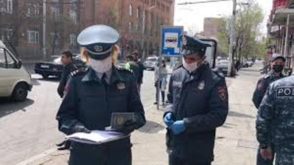 Ermənistanda koronavirusa yoluxan polislərin sayı artdı