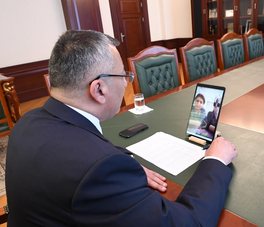 Dövlət Komitəsinin sədri növbəti videoqəbul keçirib   