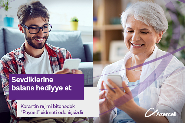 Azercell Paycell xidməti üzrə göndərilən sorğular üçün xidmət haqqını dayandırır