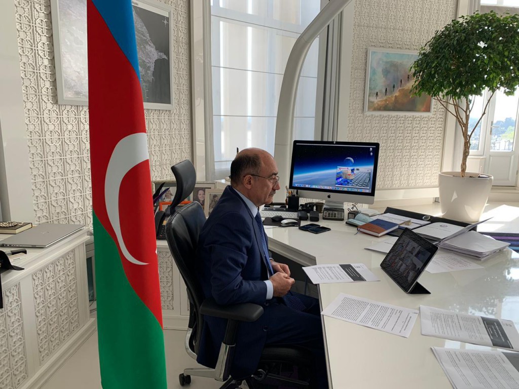 UNESKO üzv dövlətlərinin Mədəniyyət nazirlərinin birinci virtual görüşü keçirilib