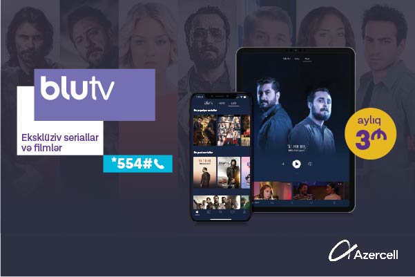 Azercell BluTV xidmətini təqdim edir!