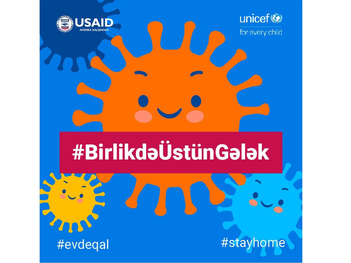UNICEF uşaqları koronavirusla bağlı maarifləndirəcək