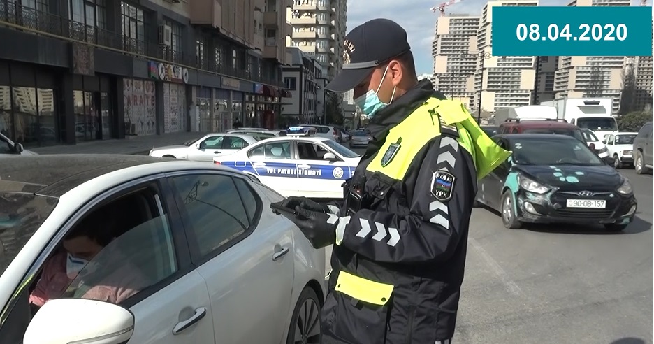 Karantini pozaraq cərimələnən sürücülərin sayı açıqlandı