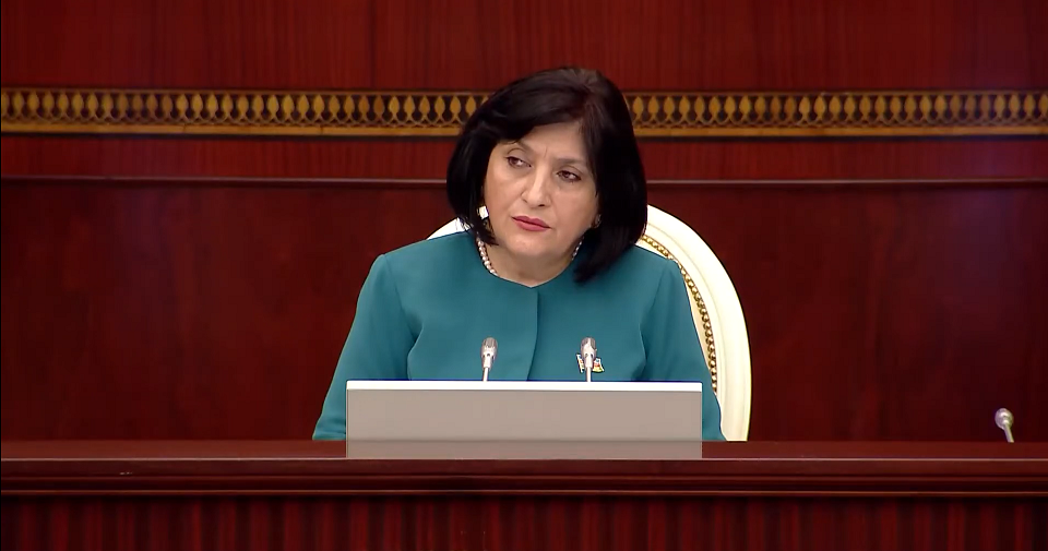 Sahibə Qafarova Türkiyə parlamentinin sədrini təbrik edib