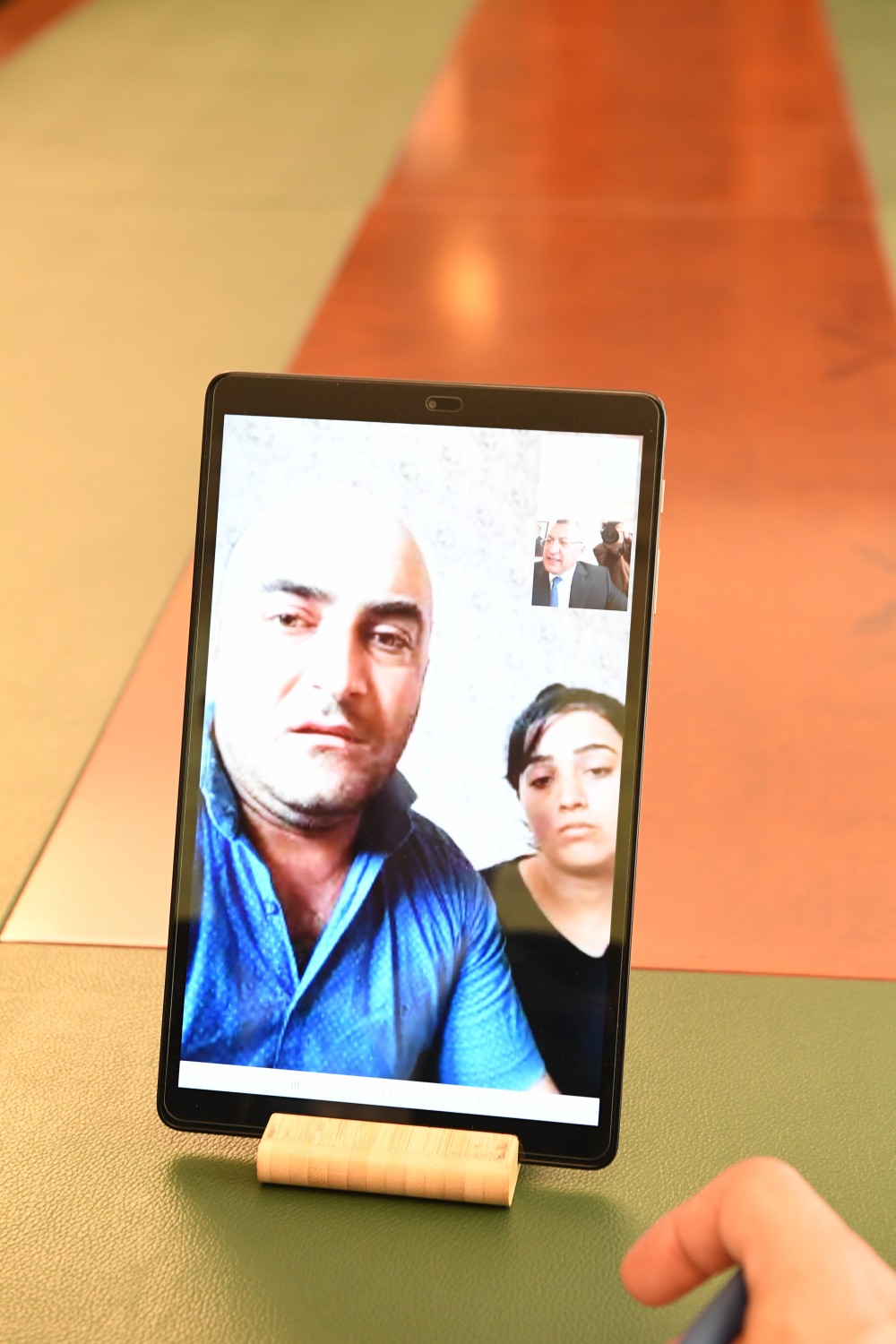 Rövşən Rzayev növbəti videoqəbul keçirib - FOTOLAR