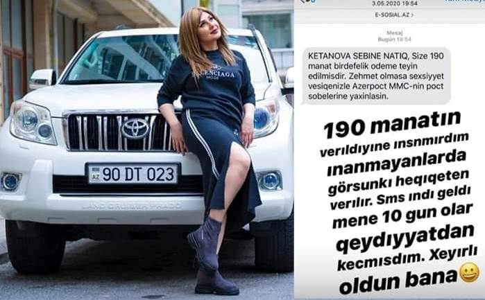 “Prado”su olan qadına 190 manat ödəmə verilib - Nazirlik AYDINLIQ GƏTİRDİ
