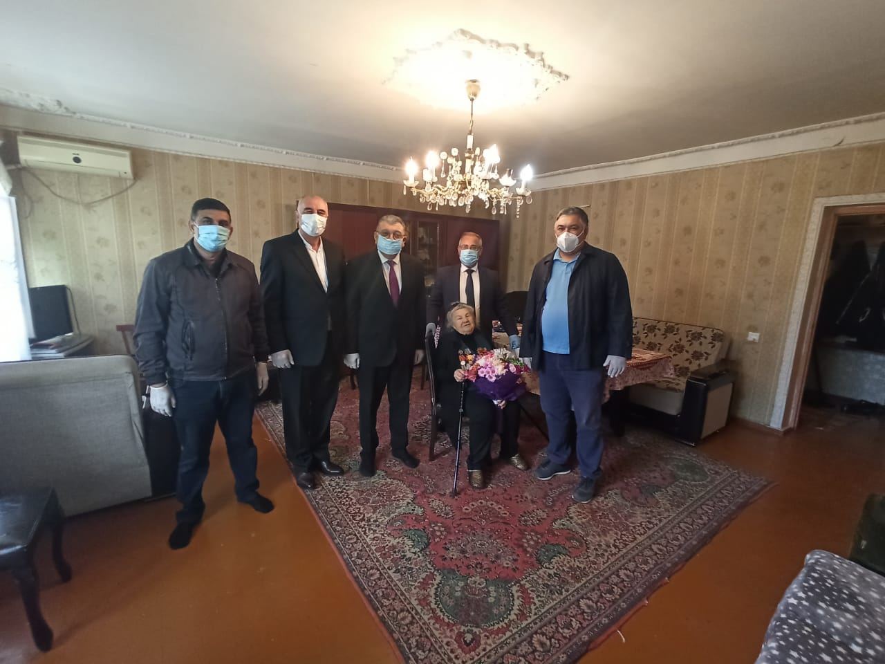 YAP Xəzər Rayon Təşkilatı veteranlarla görüşüb - FOTO