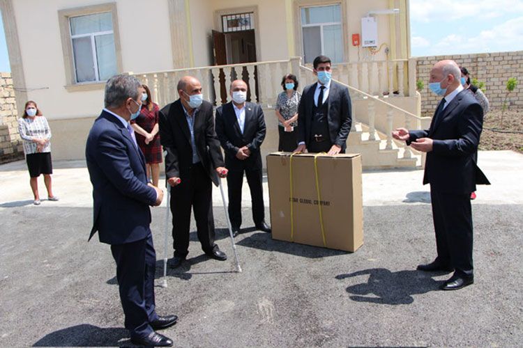 Prezidentin göstərişi ilə inşa edilən mənzil Qarabağ əlilinə təqdim edildi