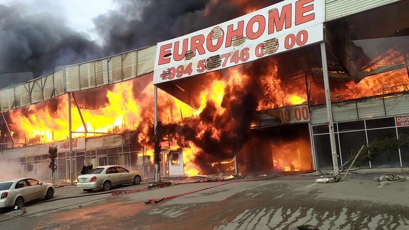 “EuroHome”dakı yanğın Baş Prokurorluqda ARAŞDIRILIR