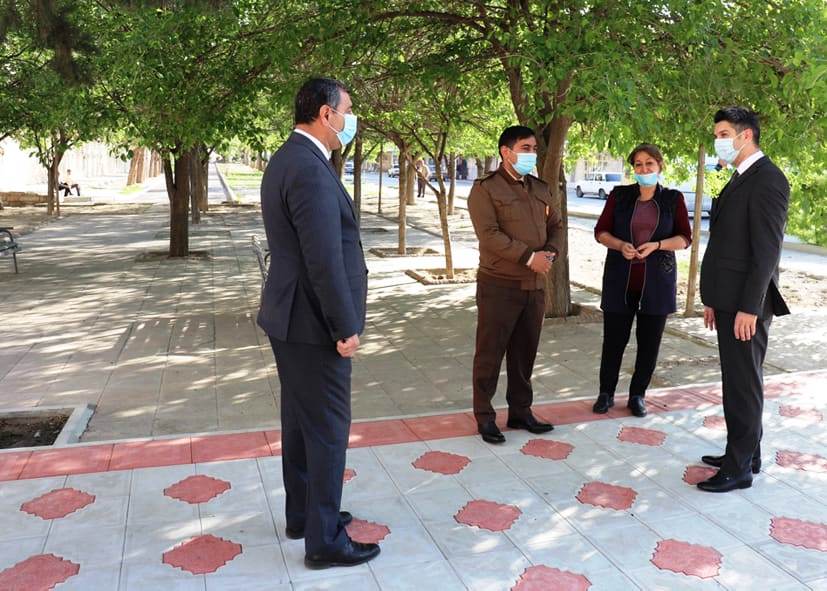 Naftalanda şəhidin xatirəsinə tikilmiş bulaq istifadəyə verildi - FOTO