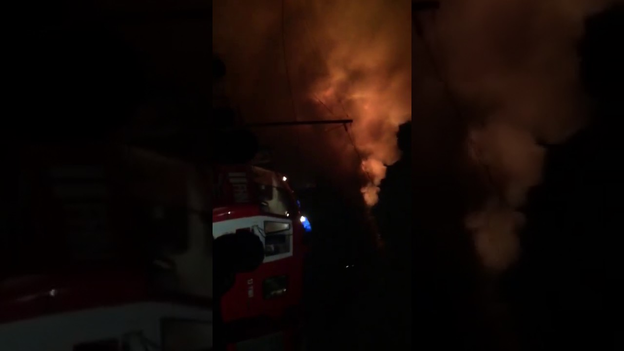 Sumqayıtda beşmərtəbəli yaşayış binası yandı