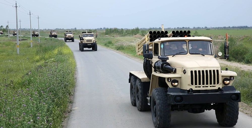 Əməliyyat-taktiki raket kompleksləri təlimə cəlb edilib - VİDEO