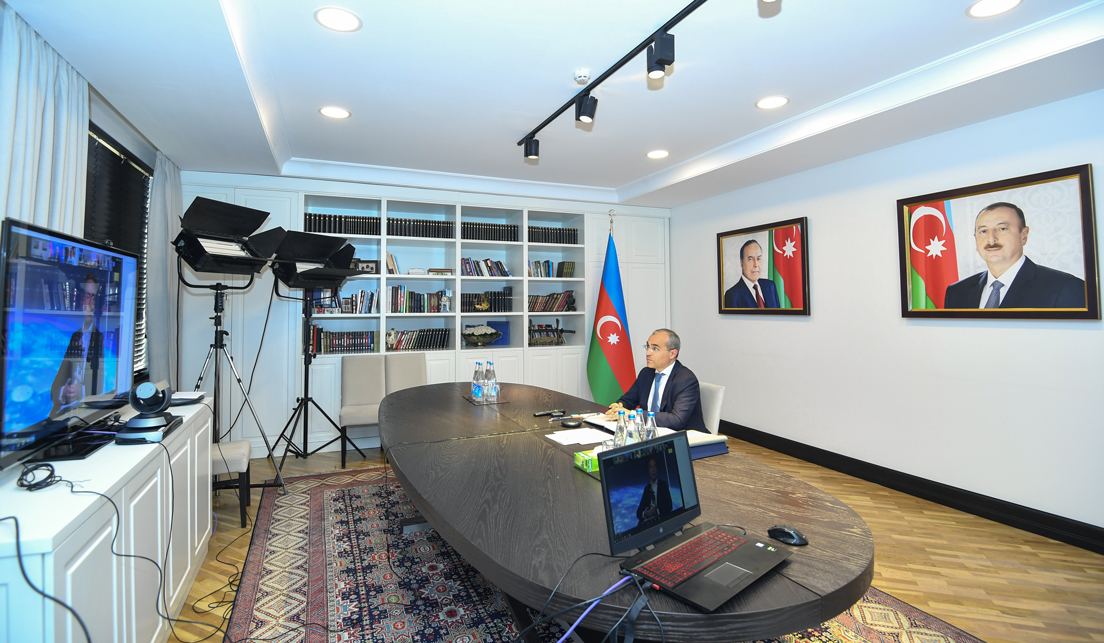 Nazir Dünya İqtisadi Forumunun Regional Fəaliyyət Qrupunun iclasına qatıldı