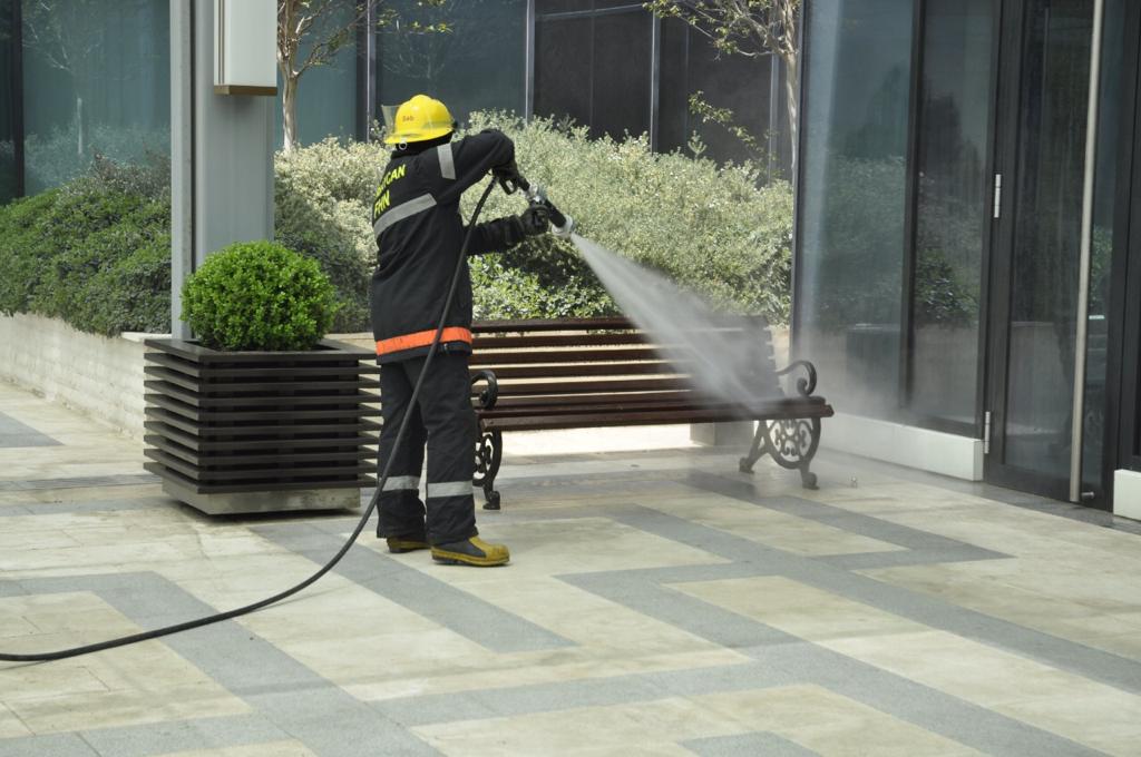 FHN dezinfeksiya işləri aparır - VİDEO