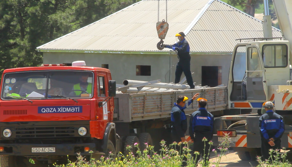 Bu kəndlərin elektrik enerji sistemi yenidən qurulur - FOTO