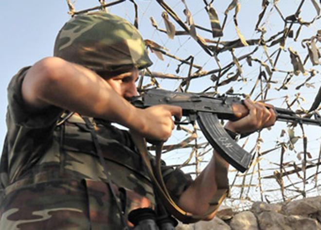 Ermənistan cəbhədə snayper tüfənglərini işə saldı