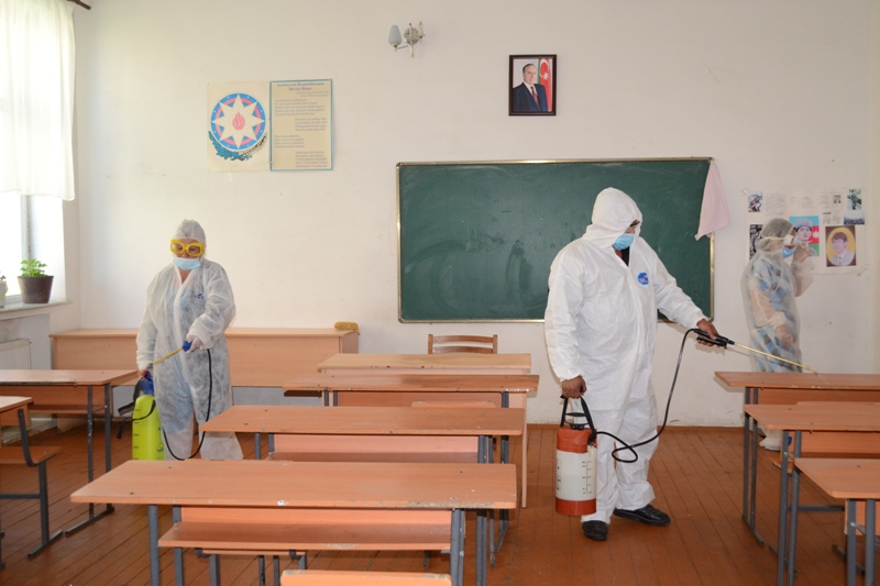 Daşkəsəndə buraxılış imtahanlarının keçirilməsi üçün hazırlıqlar gedir - FOTO