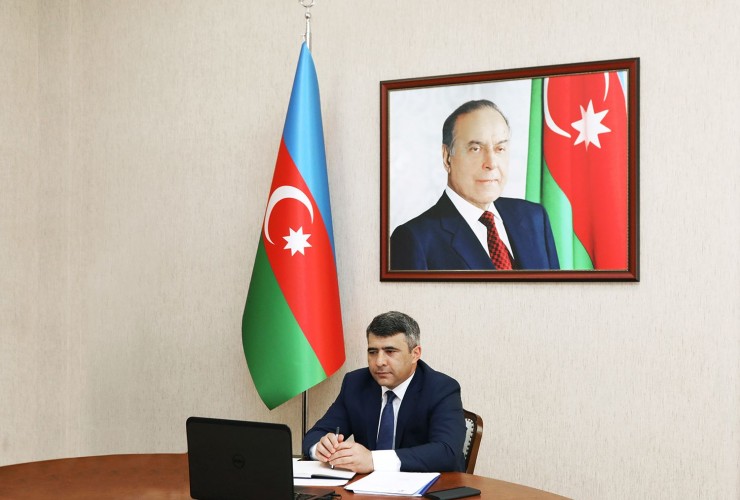 İnam Kərimov aqro-ərzaq mövzusunda onlayn görüşə qatıldı