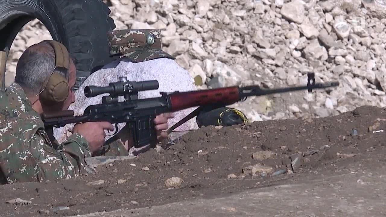 Düşmən snayperləri mövqelərimizi atəşə tutdu