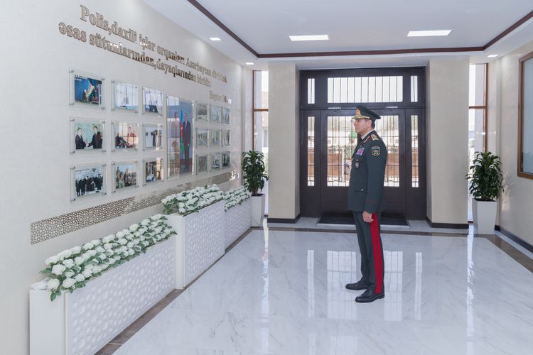 Vilayət Eyvazov polis bölmələrinin AÇILIŞINDA