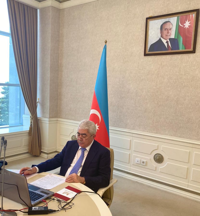 Ağalar Vəliyev Sloveniyalı həmkarı ilə müzakirələr apardı - FOTO