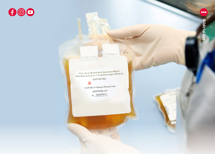 Mərkəzi Qan Bankı koronavirusdan sağalanlara müraciət etdi  