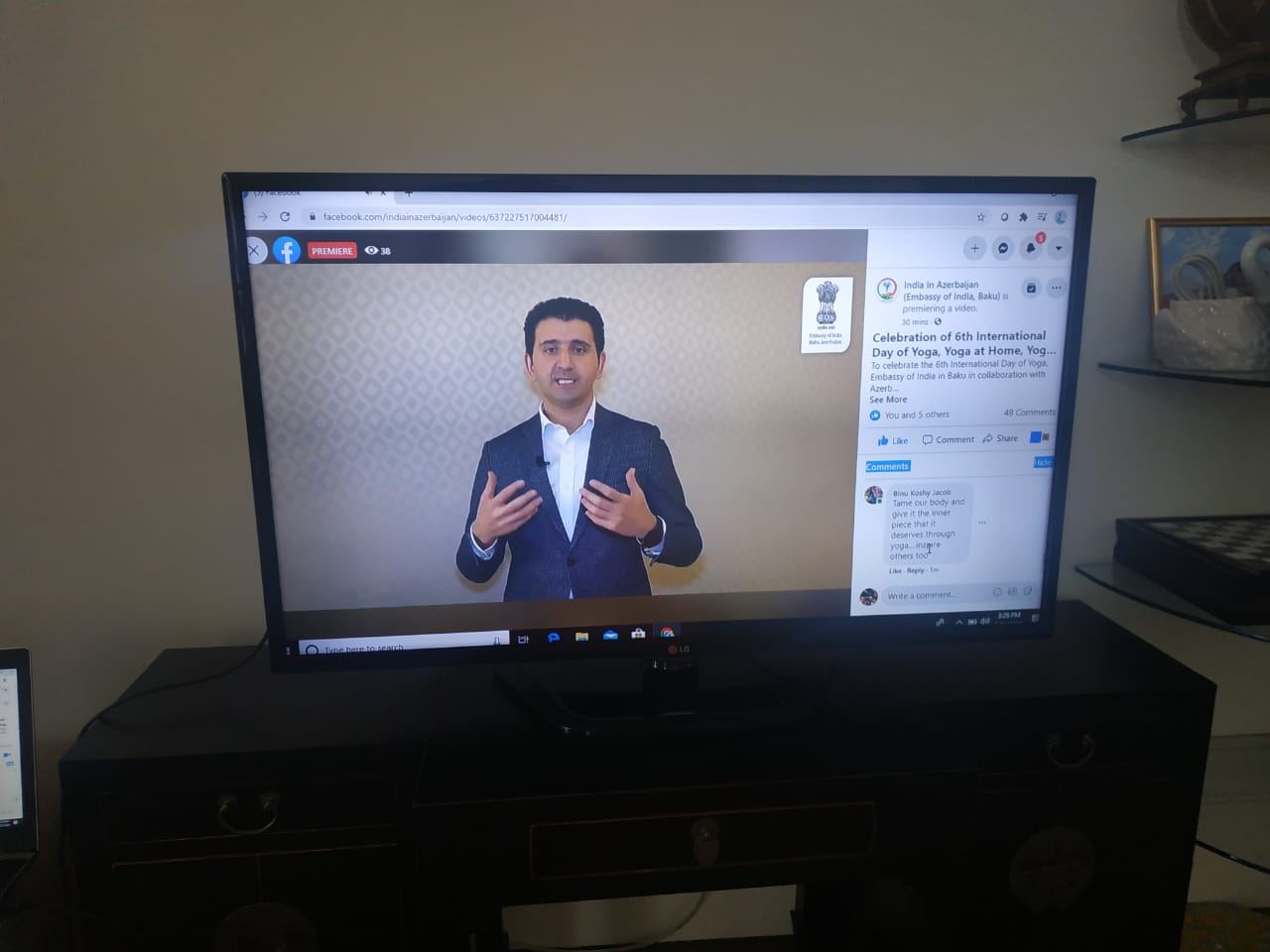 Deputatdan Beynəlxalq Yoqa Gününə təbrik  