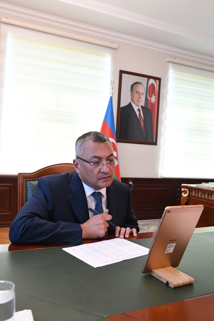 Dövlət Komitəsinin sədri videoqəbul keçirib - FOTO