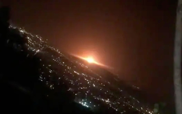 Tehranda güclü partlayış oldu