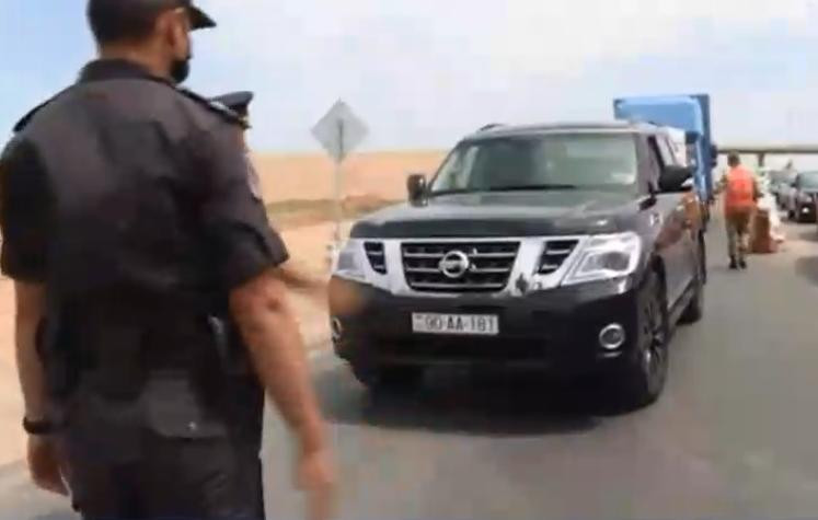 Bakıdan çıxmaq istəyən AA seriyalı avtomobil geri qaytarıldı