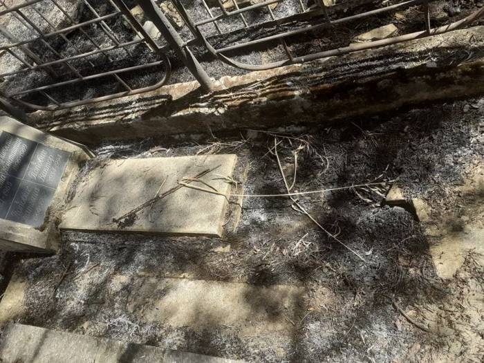 Bakıda qəbirstanlıqda baş verən yanğın söndürüldü