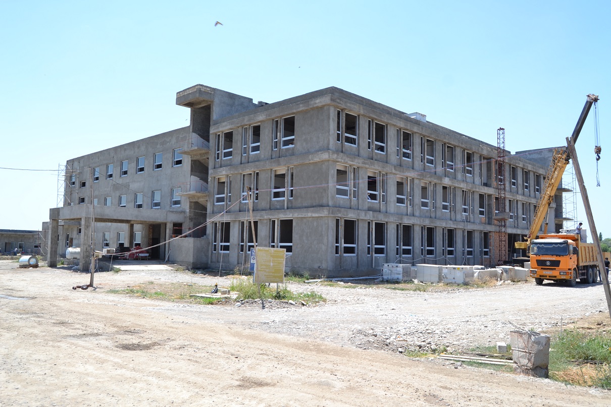 Füzulinin işğal olunmamış kəndində Mərkəzi rayon Xəstəxanası tikilir