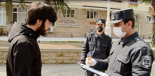 Karantini pozan 4 nəfər həbs edildi