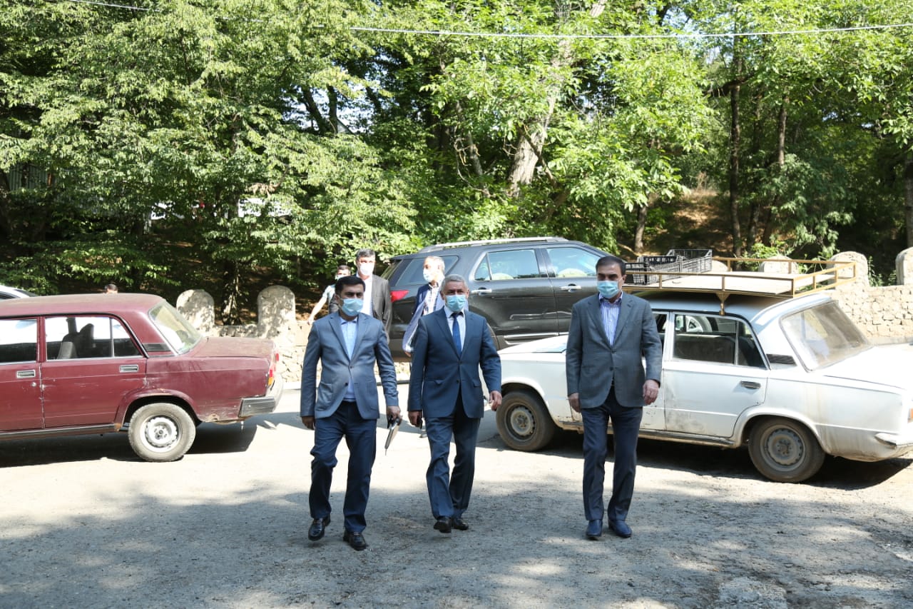 Gəncədə sərtləşdirilmiş karantin rejimi ilə bağlı reyd keçirilib - FOTO  