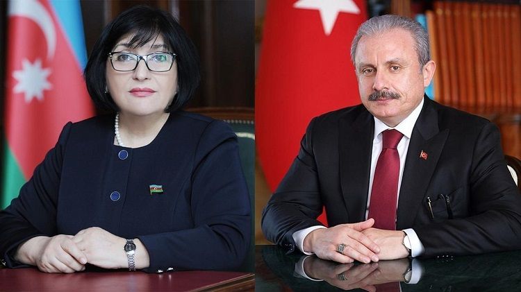 Sahibə Qafarova ilə Türkiyə BMM-nin sədri arasında telefon danışığı olub