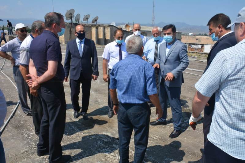 Gəncədə yağan yağışlar fəsadlara yol açıb - FOTO