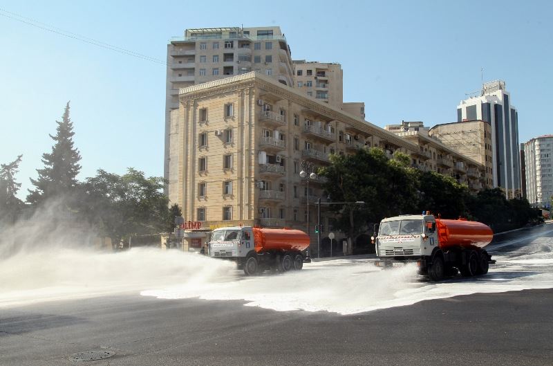 Bakıda 546 küçə dezinfeksiya edildi 
