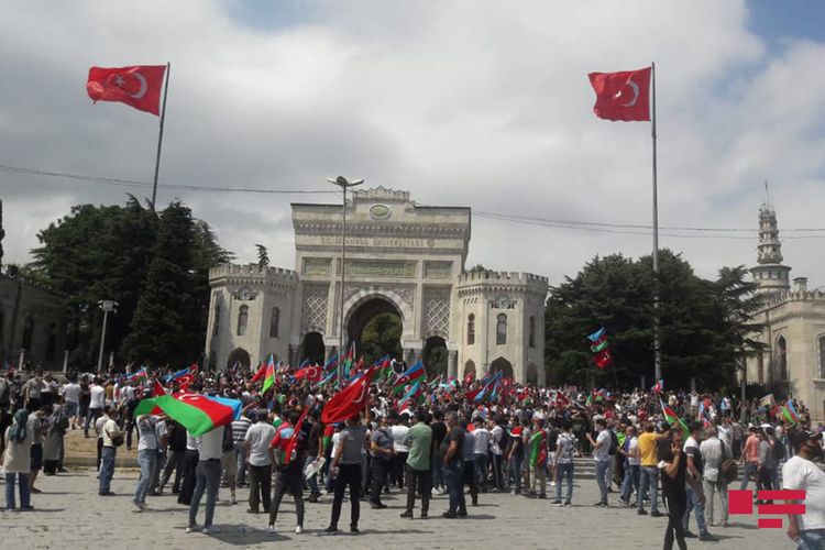 Türkiyədə Azərbaycana dəstək məqsədli mitinq keçirilir 