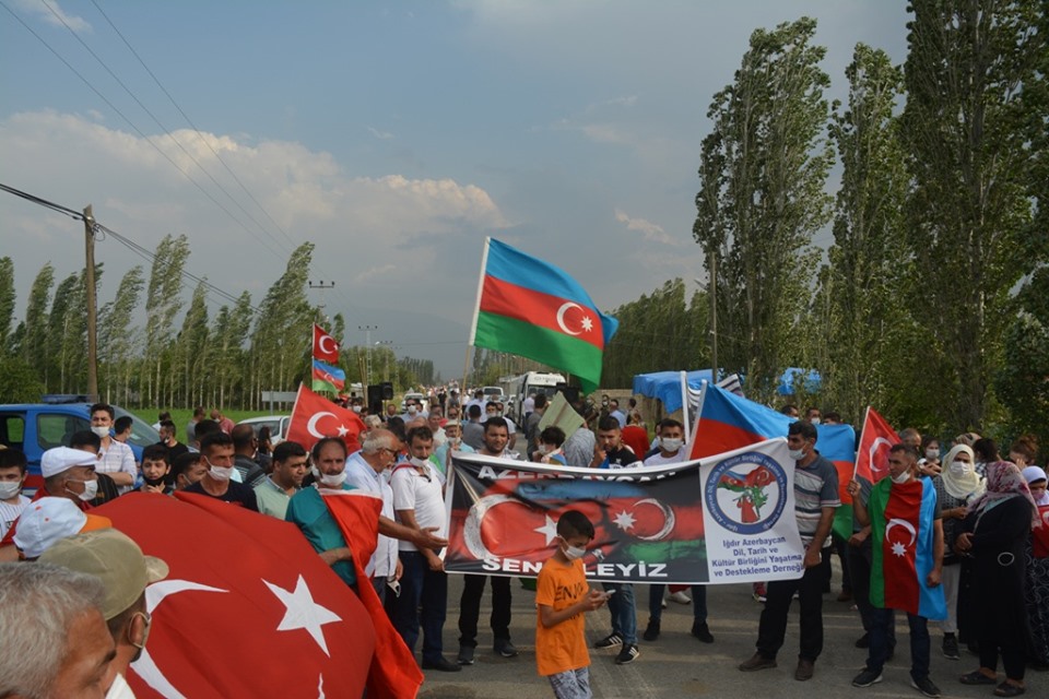 Türkiyədə diaspor üzvlərimizdən Ermənistana qarşı etiraz aksiyası 