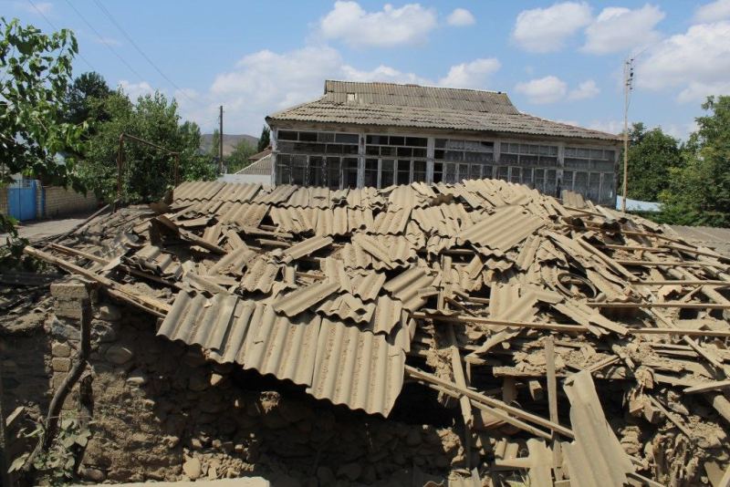 Tovuzda ermənilərin dağıtdığı obyektlərə baxış yekunlaşıb